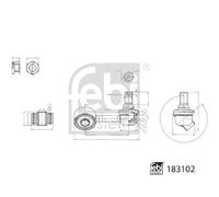 FEBI BILSTEIN 183102 Bielletta barra stabilizzatrice