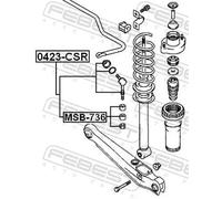 FEBEST 0423-CSR Bielletta barra stabilizzatrice