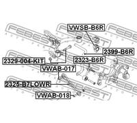 FEBEST 2323-B6R Bielletta barra stabilizzatrice