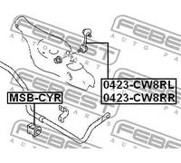 FEBEST 0423-CW8RR Bielletta barra stabilizzatrice