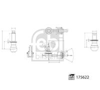 FEBI BILSTEIN 175622 Bielletta barra stabilizzatrice
