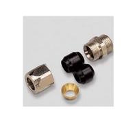 Giunto bicono per aggancio su portagomma gas, uscita 1/2 maschio