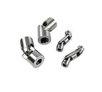 Giunto cardanico, Giunto universale a croce Giunto di precisione in miniatura Cuscinetti a rulli singoli e doppi(2PCS,06G 18X36X74)
