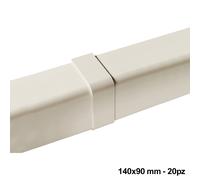 Giunto coperchio per canalina 140x90 mm - confezione 20 PZ