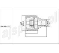 GIUNTO CV INTERNO FORD MONDEO MK3 2.0 -2007