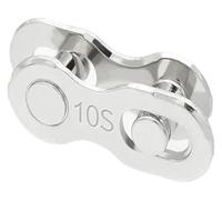 Giunto di collegamento per catena da bicicletta, Catena for bicicletta Quick Link 2 paia for bici da strada e mountain bike a 6-12 velocità, multicolore(10s Silver)