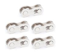 Giunto di collegamento per catena da bicicletta, Maglie rapide for catena da bicicletta in argento 5 paia for mountain bike strada a 6/7/8/9/10/11/12 velocità(For 11speed Chain)