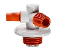 Giunto di scarico a pavimento per lavatrice, T di scarico a pavimento, Adattatore a T per scarico a pavimento, Connettore per tubo di progettazione del canale di drenaggio a una via per scarico del se