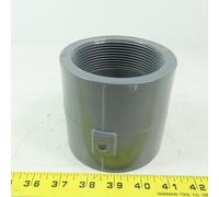 Giunto Dritto In PVC Grigio NIBCO 3" FPT X 3" Slip Schedule 80