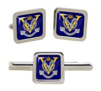 Giunto Elicottero Command Aviatore Stazione Aldergrove Gemelli Quadrati E Clip