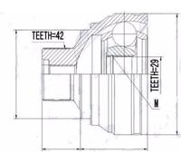Giunto Esterno Audi A4/A5 2.7/3.0TDI 2008-, A8 4.2TDI 2010- NUOVO