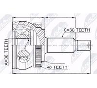 Giunto Esterno Compatibile Con Hyundai Tucson CRDI 2004-2010 Nuovo