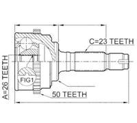 Giunto Esterno Honda Logo 1996-2001