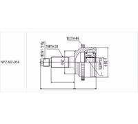 SPIDAN 23676 Kit giunti semiasse