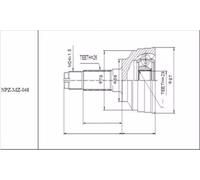 Kit Giunto Esterno Mazda MPV Lw 2.0 1999-2002-NEU
