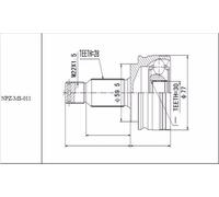 Giunto Esterno Mitsubishi Lancer CY2 1.5 2007-Nuovo