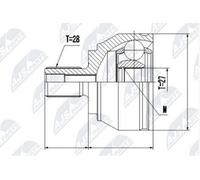 Giunto Esterno Per VW Amarok 2.0BITD 2010-