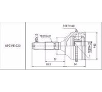 LPR KPG479 Giunto Omocinetico
