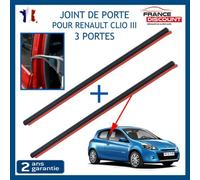 Renault Cognac Kit Guarnizioni Portiera Tenuta Finestra Posteriore Compatibile Clio 3 2 pezzi