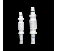 Giunto flangiato in PTFE - Connettore dritto a 2 vie for uso di laboratorio - Disponibile nelle misure 24/40, 29/42, 34/45, 45/50 1 pz.(PTFE 45/50 to 45/50-Flange Joint)