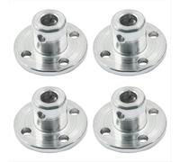 Giunto flangiato rigido per albero con flangia metallica da 5 mm, 4 pezzi