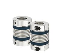 Giunto for albero flessibile, giunto motore flessibile, giunto universale ad alta elasticità in alluminio CNC, stampante(LB-B-D55L72-10X11)