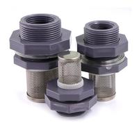 Giunto for serbatoio da 1/2" 3/4" 1" con filtro in acciaio inossidabile 304 for adattatore for irrigazione da giardino for acquario(1I2 Inch-1pcs)