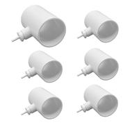 Giunto For Torre Del Tesoro A Tre Vie In PVC Ispessito Selezionato Da 2 Pezzi ID 63 * 20 Mm, Tubo For Pompa Dell'acqua Di Aerazione Nano Resistente Alla Pressione Da 5-18 Mm(63 * 20+10mm)