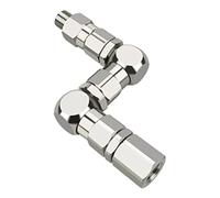 Giunto girevole a 360 gradi ZType compatibile con spruzzatori di vernice airless 6500 PSI Pressione nominale costruzione in acciaio inox per una regolazione dell'angolo durevole e flessibile