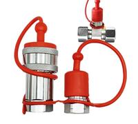 Giunto Idraulico | Idraulici A Connessione Rapida Con Copertura | Accessori in Acciaio al Carbonio Alta Resistenza per Sistemi di Trasferimento Fluidi ad Alta Pressione