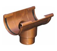 Giunto in PVC con scarico e guarnizione rame 25 cm Rame