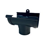 Giunto in PVC First Plast con scarico e guarnizione antracite 12,5 cm Antracite