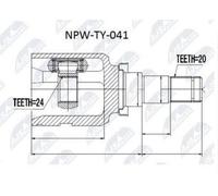 FEBEST 0111-ACA31RH Giunto omocinetico