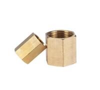 Giunto interno interamente in rame Filo interno esagonale da 1/8" 1/4" con nucleo passante direttamente collegato al connettore pneumatico(3 point)