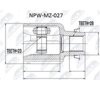 Giunto Interno Mazda 3 BK / ATM / 2.0 2003- / Destro - Nuovo
