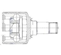 Giunto Interno Per Subaru Forester S10 2.0 96-02, Impreza G10 2.0 92-00 Nuovo