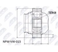 Giunto Interno VW T5 1.9TDI / Sinistro Nuovo