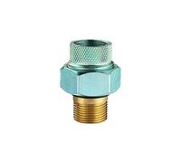 Giunto isolante dielettrico in ottone filettato per utenze acqua 1/2"mf