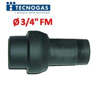 Giunto isolante dielettrico MF Ø 3/4'' PN10 idoneo per utenze Gas e Acqua