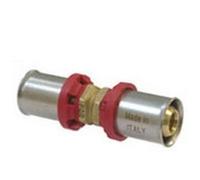 Giunto manicotto Ø 16x2 mm - multistrato a pressare - raccordo in ottone