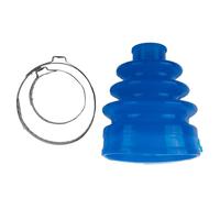 Giunto omocinetico esterno in silicone universale flessibile in gomma blu con 2 morsetti Cuffia giunto omocinetico