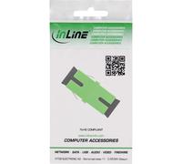 Giunto per fibra ottica - simplex SC-SC - SM - manicotto in ceramica - con otturatore interno - verde - SC - gr NEW