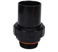 Giunto per pompa dell'acqua per serbatoio di sabbia Raccordi per pompa per piscina in PVC Robusto connettore filettato per di filtraggio della piscina Nero. (2,0 pollici G2)