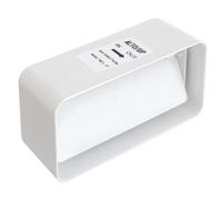 Giunto per tubi rettangolari da 120 x 60 mm con valvola a farfalla