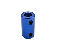 Giunto rigido 1 pz D14L25 Giunto rigido superiore in lega di alluminio Foro 3/4/5/6/6,36/7/8 mm D14 L25 Albero CNC Giunto motore Albero a ganascia Nero/Blu(Blue 6mm to 8mm)