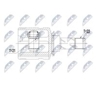 NTY NPW-PL-064 Kit giunti semiasse