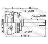 FEBEST 1210-CEEDA46 Kit giunti semiasse