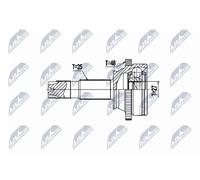 Giunto semiasse Assale anteriore NPZ-PL-049 NTY