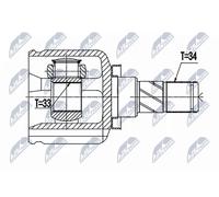 NTY NPW-BM-144 Kit giunti semiasse