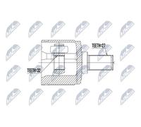 Giunto semiasse Assale anteriore Sx NPW-HD-046 NTY per HONDA ACCORD V ACCORD VI